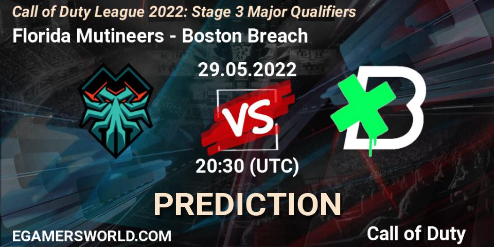 Florida Mutineers contre Boston Breach : prédiction de match. 29.05.2022 at 20:30. Call of Duty, Call of Duty League 2022: Stage 3