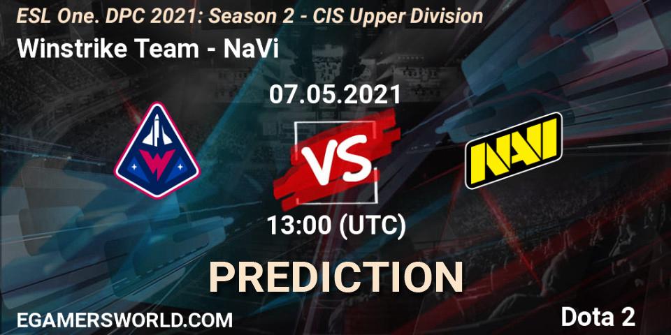 Winstrike Team contre NaVi : prédiction de match. 07.05.2021 at 13:47. Dota 2, ESL One. DPC 2021: Season 2 - CIS Upper Division