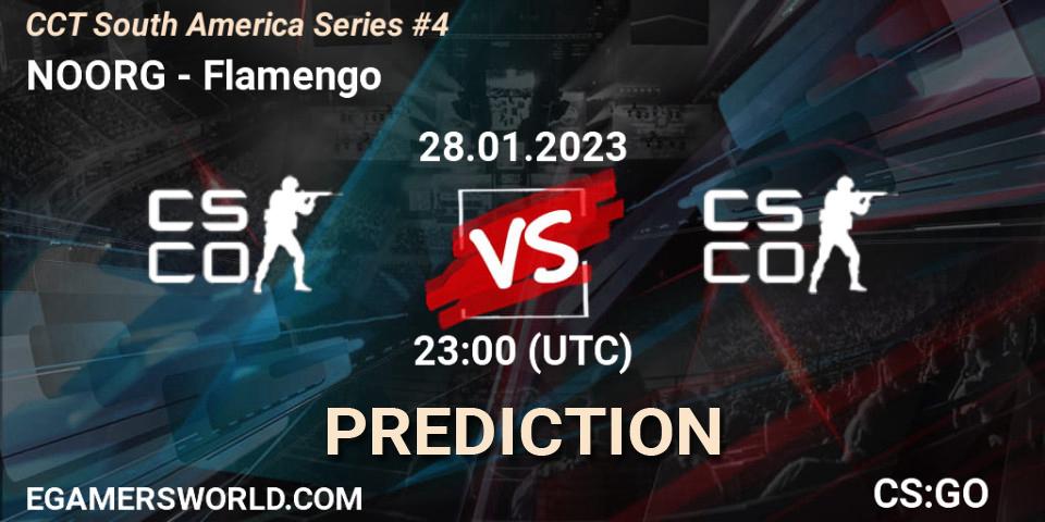 NOORG contre Flamengo : prédiction de match. 28.01.23. CS2 (CS:GO), CCT South America Series #4