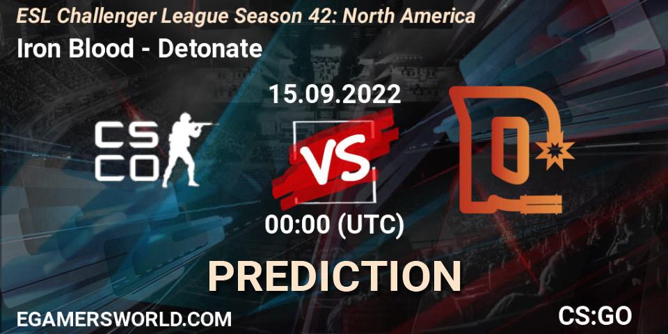 Iron Blood Gaming contre Task Force 141 : prédiction de match. 28.09.2022 at 00:00. Counter-Strike (CS2), ESL Challenger League Season 42: North America