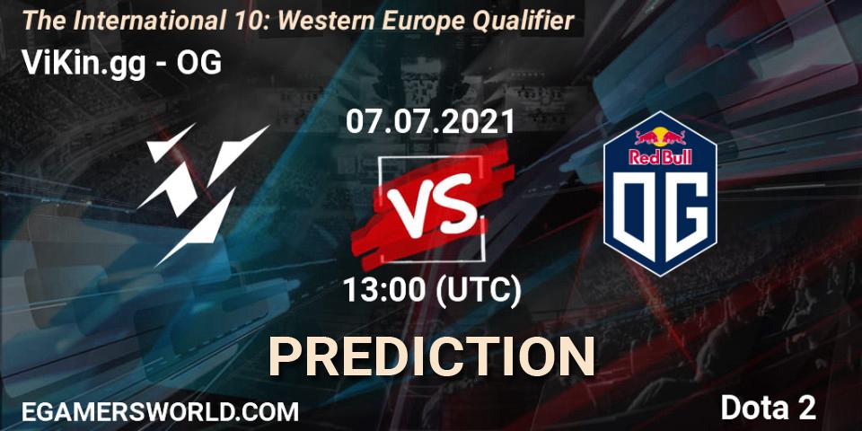 ViKin.gg contre OG : prédiction de match. 07.07.21. Dota 2, The International 10: Western Europe Qualifier