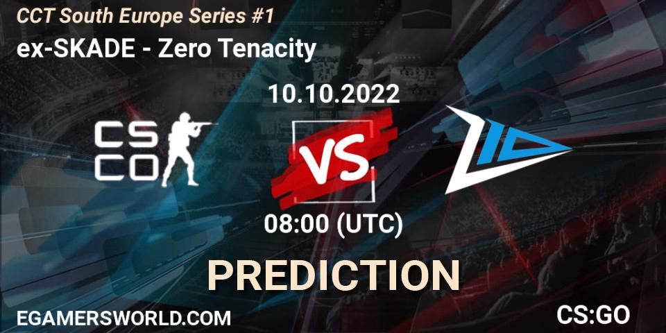 ex-SKADE contre Zero Tenacity : prédiction de match. 10.10.22. CS2 (CS:GO), CCT South Europe Series #1