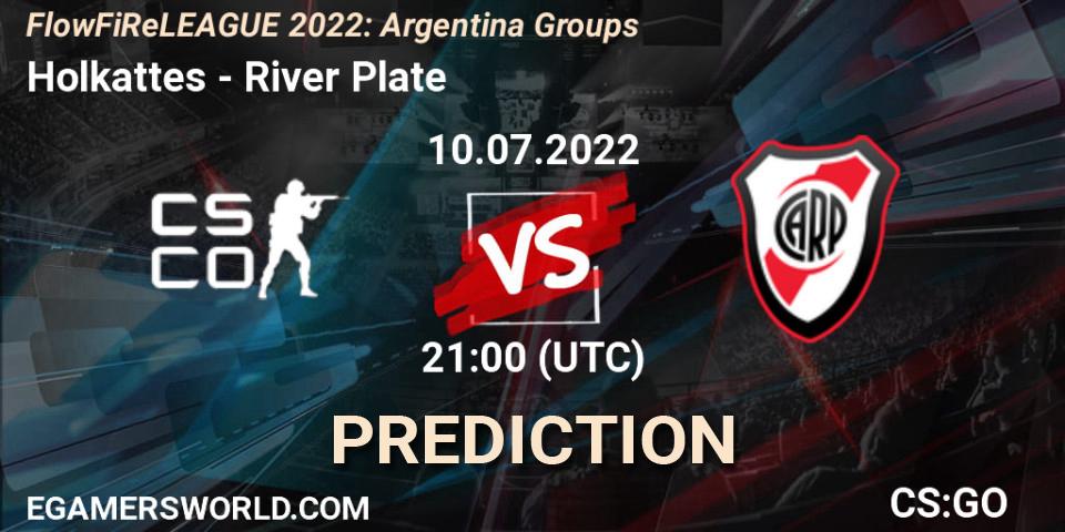 Holkattes contre River Plate : prédiction de match. 10.07.2022 at 21:10. Counter-Strike (CS2), FlowFiReLEAGUE 2022: Argentina Groups