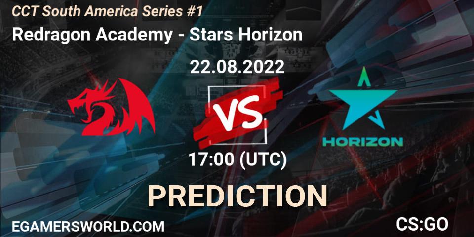 Redragon Academy contre Stars Horizon : prédiction de match. 22.08.2022 at 17:00. Counter-Strike (CS2), CCT South America Series #1