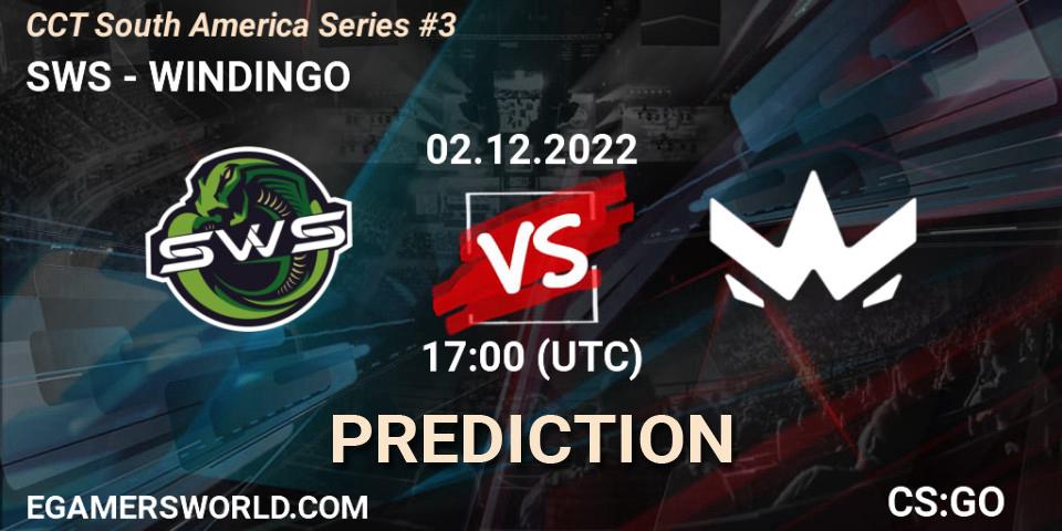 SWS contre WINDINGO : prédiction de match. 02.12.22. CS2 (CS:GO), CCT South America Series #3