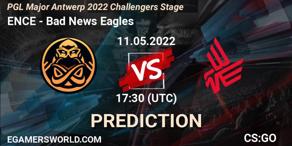 ENCE contre Bad News Eagles : prédiction de match. 11.05.22. CS2 (CS:GO), PGL Major Antwerp 2022 Challengers Stage