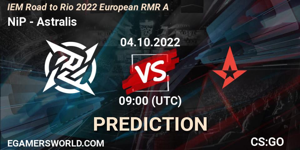 NiP contre Astralis : prédiction de match. 04.10.22. CS2 (CS:GO), IEM Road to Rio 2022 European RMR A