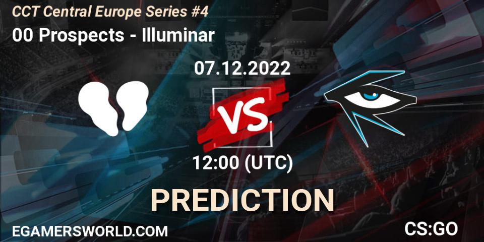 00 Prospects contre Illuminar : prédiction de match. 07.12.22. CS2 (CS:GO), CCT Central Europe Series #4