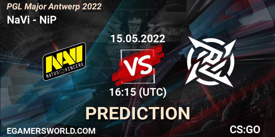 NaVi contre NiP : prédiction de match. 15.05.2022 at 16:15. Counter-Strike (CS2), PGL Major Antwerp 2022