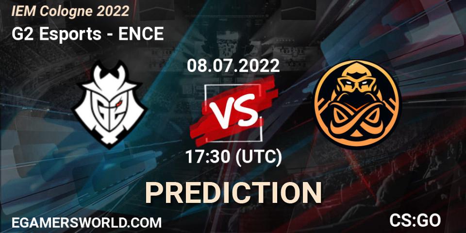 G2 Esports contre ENCE : prédiction de match. 08.07.22. CS2 (CS:GO), IEM Cologne 2022