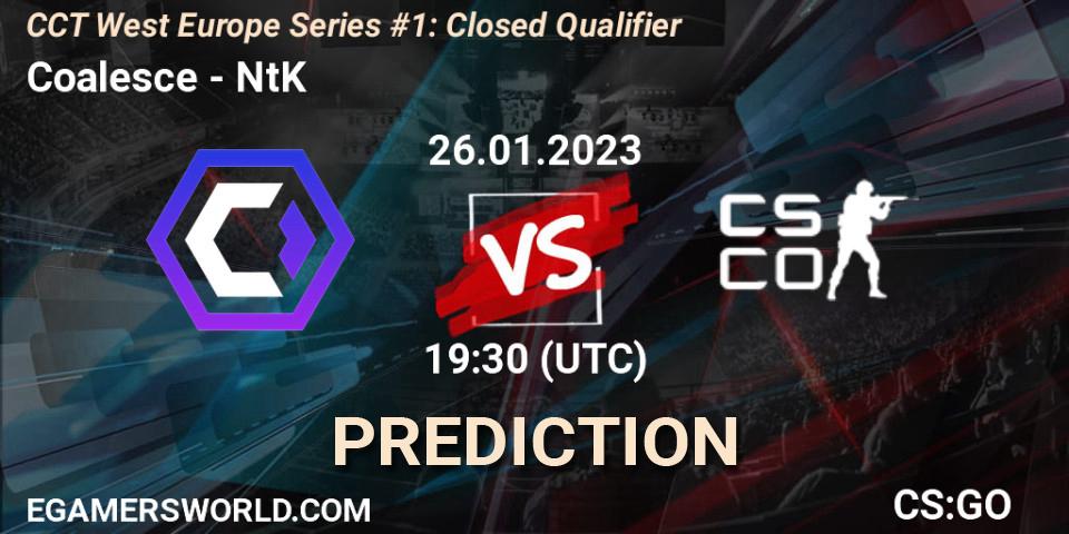 Coalesce contre NtK : prédiction de match. 26.01.23. CS2 (CS:GO), CCT West Europe Series #1: Closed Qualifier