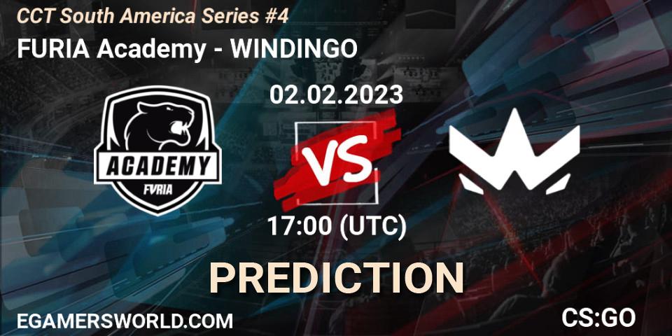 FURIA Academy contre WINDINGO : prédiction de match. 02.02.23. CS2 (CS:GO), CCT South America Series #4