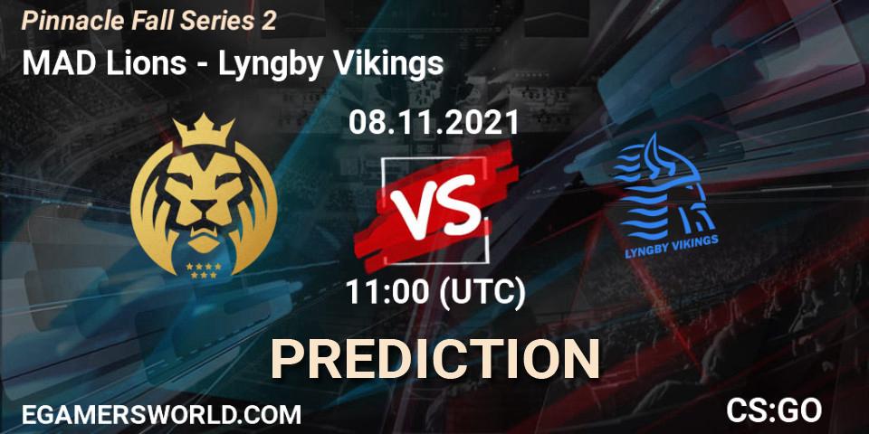 MAD Lions contre Lyngby Vikings : prédiction de match. 08.11.21. CS2 (CS:GO), Pinnacle Fall Series #2