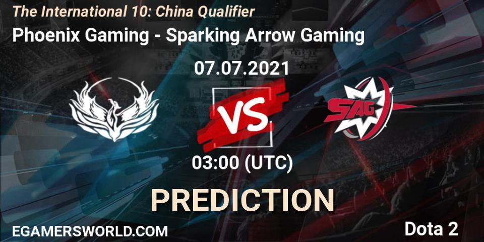 Phoenix Gaming contre Sparking Arrow Gaming : prédiction de match. 07.07.2021 at 07:38. Dota 2, The International 10: China Qualifier
