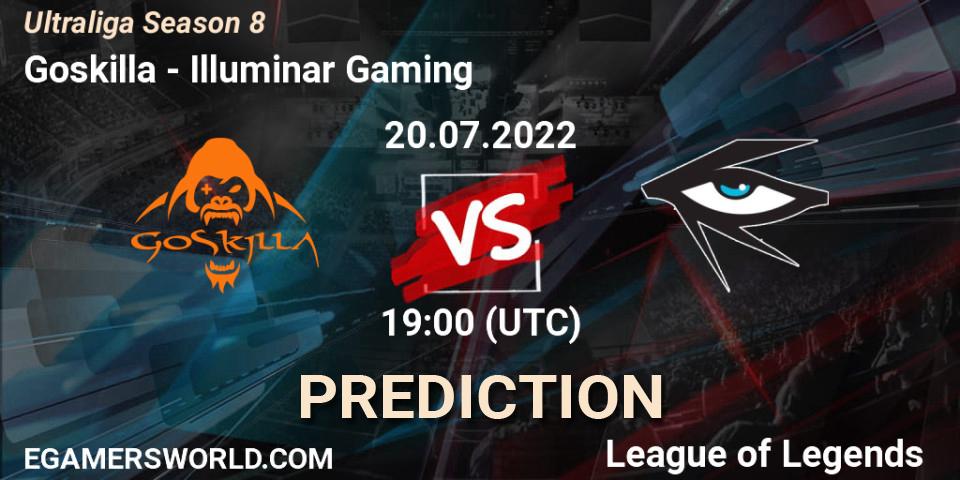 Goskilla contre Illuminar Gaming : prédiction de match. 20.07.2022 at 19:00. LoL, Ultraliga Season 8