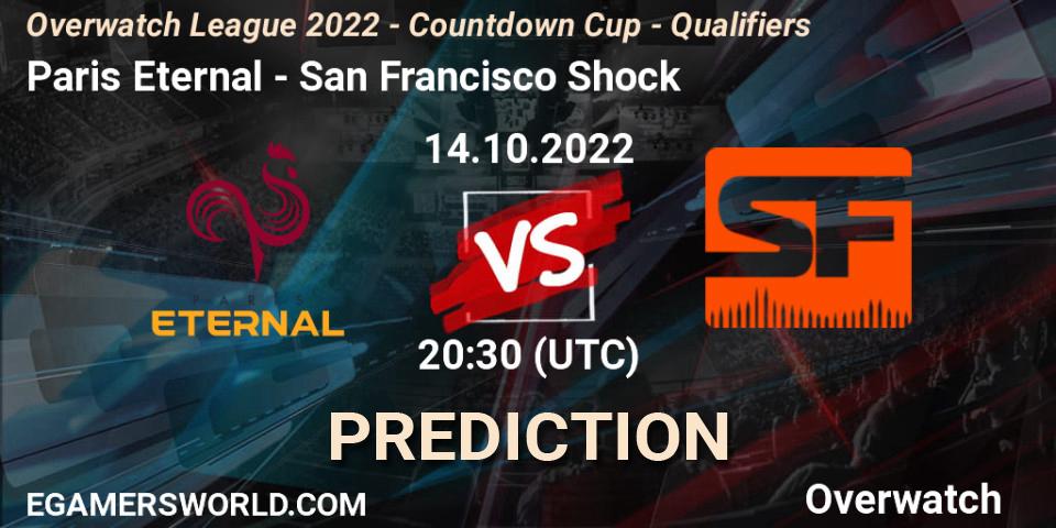 Paris Eternal contre San Francisco Shock : prédiction de match. 14.10.22. Overwatch, Overwatch League 2022 - Countdown Cup - Qualifiers