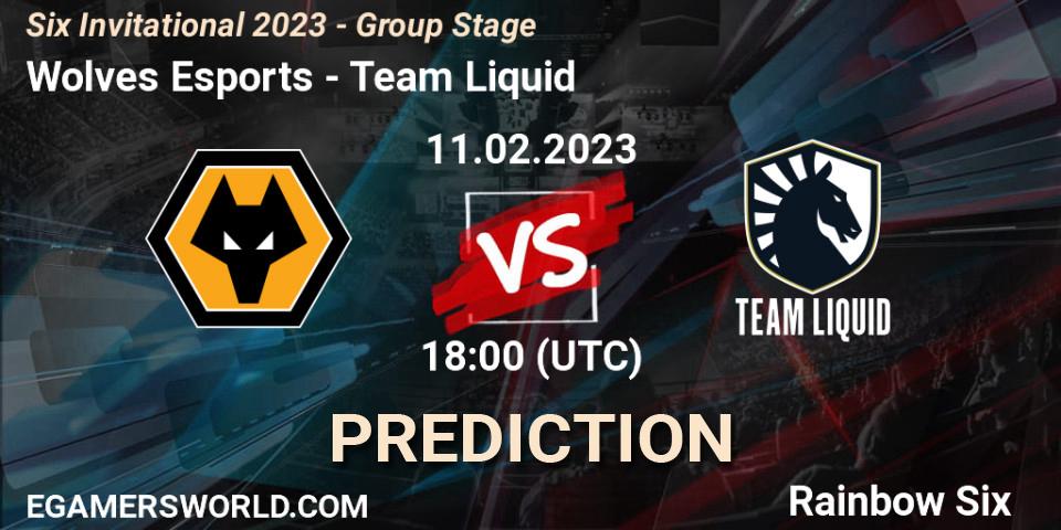 Wolves Esports contre Team Liquid : prédiction de match. 11.02.23. Rainbow Six, Six Invitational 2023 - Group Stage
