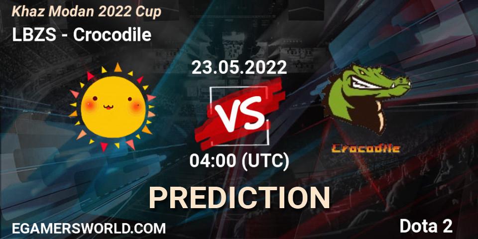 LBZS contre Crocodile : prédiction de match. 23.05.2022 at 04:15. Dota 2, Khaz Modan 2022 Cup