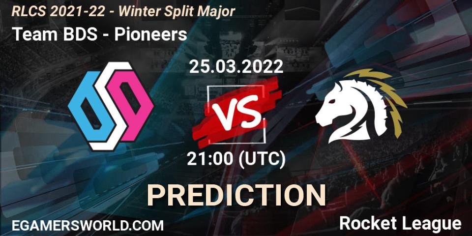 Team BDS contre Pioneers : prédiction de match. 25.03.22. Rocket League, RLCS 2021-22 - Winter Split Major