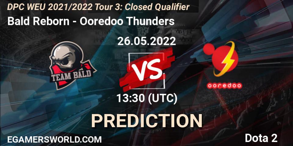 Bald Reborn contre Ooredoo Thunders : prédiction de match. 26.05.22. Dota 2, DPC WEU 2021/2022 Tour 3: Closed Qualifier