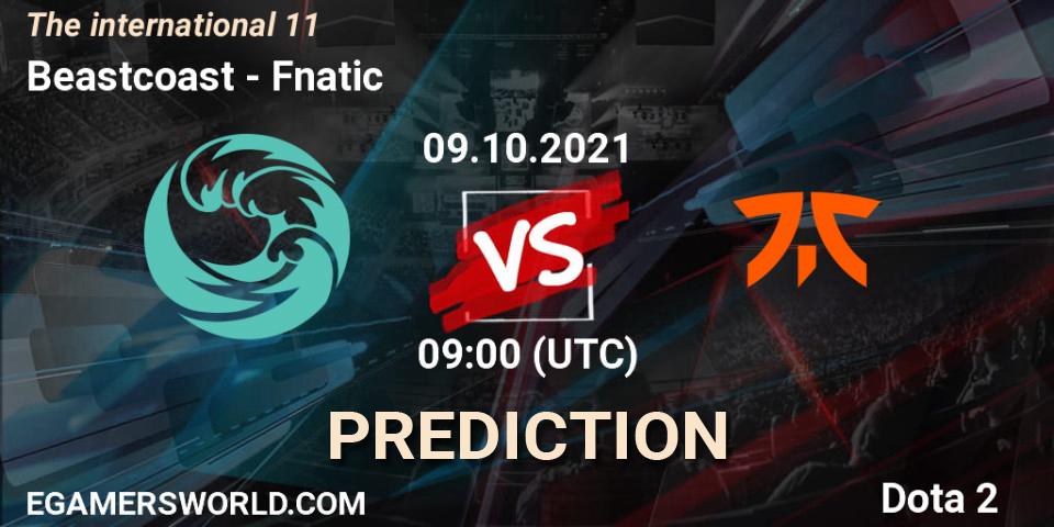 Beastcoast contre Fnatic : prédiction de match. 09.10.2021 at 09:49. Dota 2, The Internationa 2021