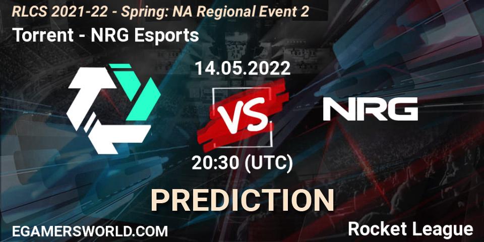 Torrent contre NRG Esports : prédiction de match. 14.05.22. Rocket League, RLCS 2021-22 - Spring: NA Regional Event 2