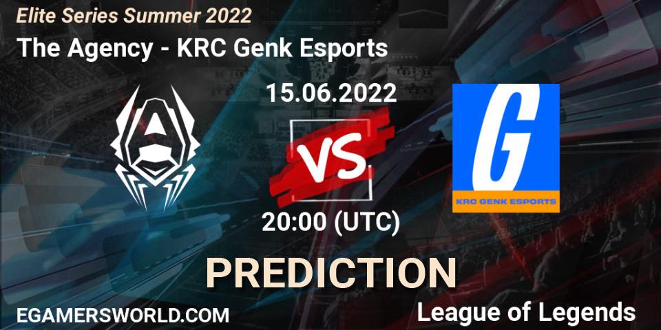 The Agency contre KRC Genk Esports : prédiction de match. 15.06.22. LoL, Elite Series Summer 2022