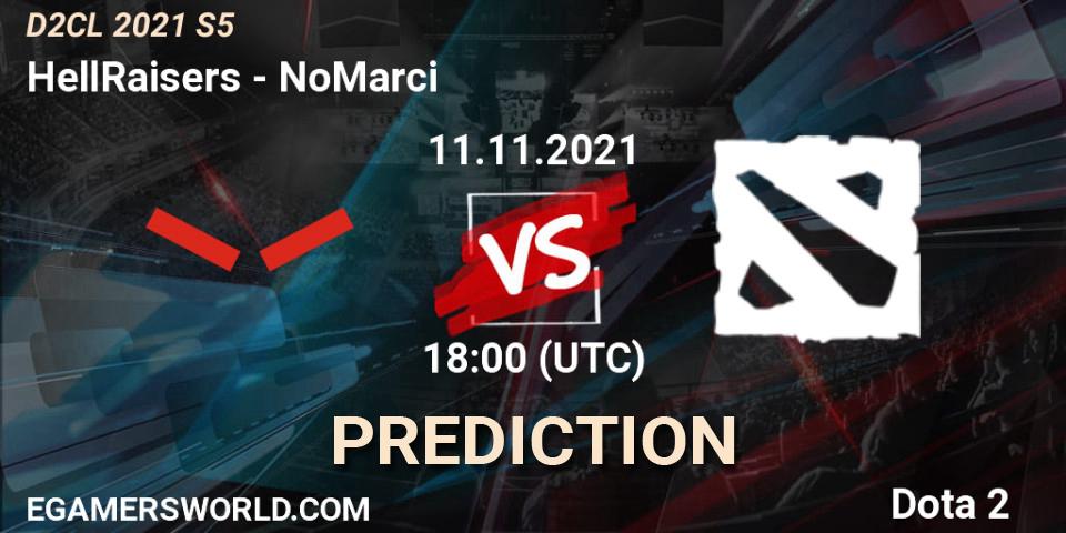 HellRaisers contre NoMarci : prédiction de match. 11.11.21. Dota 2, Dota 2 Champions League 2021 Season 5