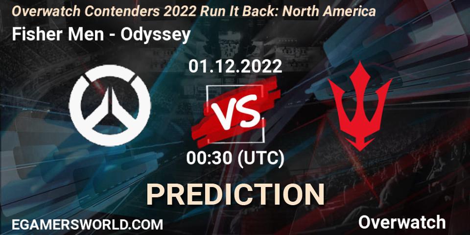 Fisher Men contre Odyssey : prédiction de match. 01.12.2022 at 00:30. Overwatch, Overwatch Contenders 2022 Run It Back: North America