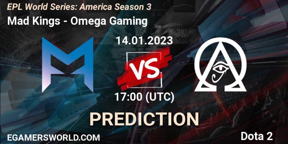 Mad Kings contre Omega Gaming : prédiction de match. 14.01.23. Dota 2, EPL World Series: America Season 3