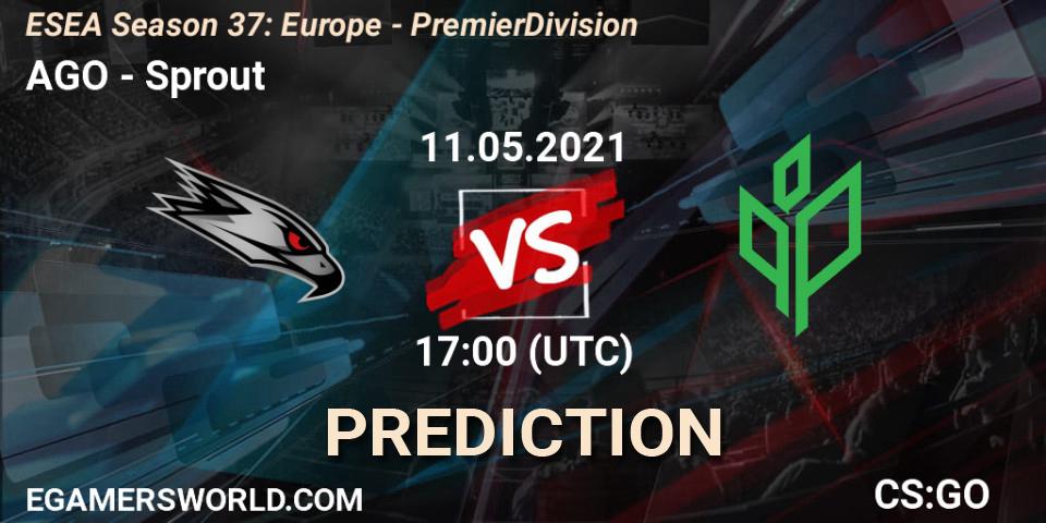 AGO contre Sprout : prédiction de match. 15.06.21. CS2 (CS:GO), ESEA Season 37: Europe - Premier Division