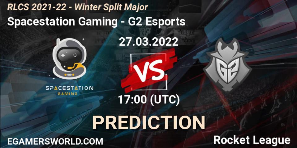 Spacestation Gaming contre G2 Esports : prédiction de match. 27.03.2022 at 17:00. Rocket League, RLCS 2021-22 - Winter Split Major