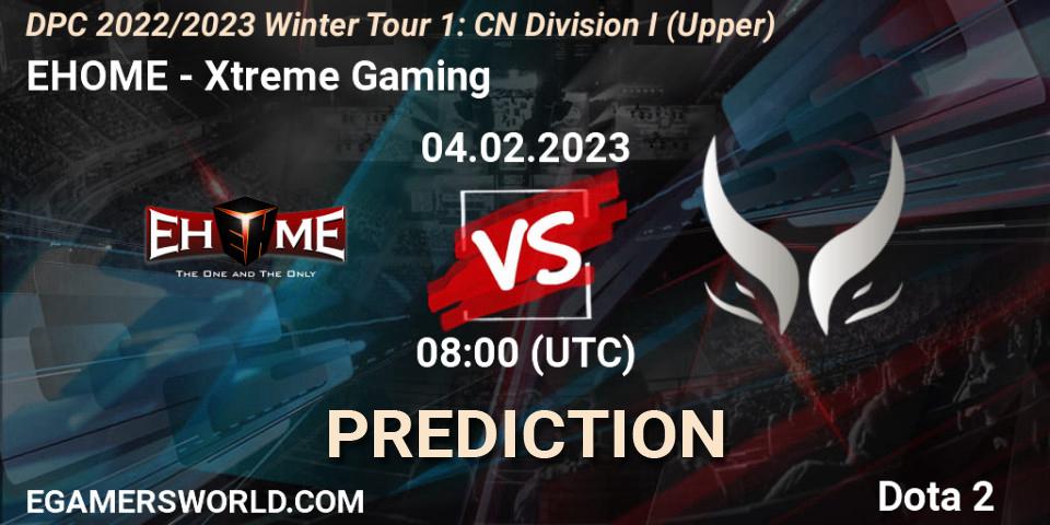 EHOME contre Xtreme Gaming : prédiction de match. 04.02.2023 at 10:56. Dota 2, DPC 2022/2023 Winter Tour 1: CN Division I (Upper)