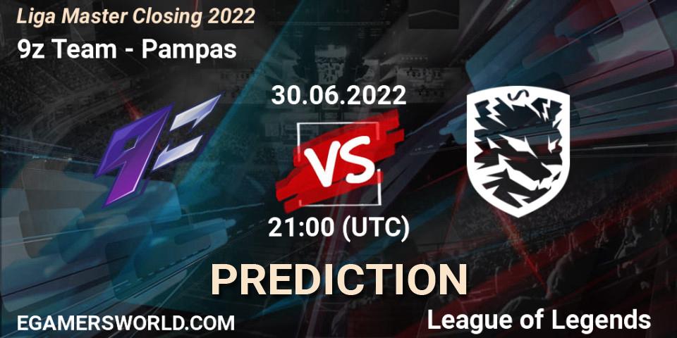 9z Team contre Pampas : prédiction de match. 30.06.22. LoL, Liga Master Closing 2022