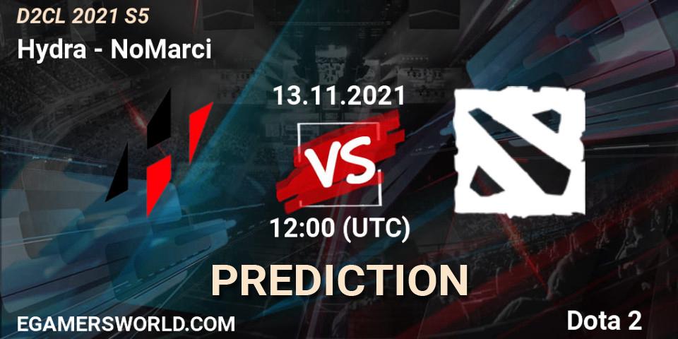 Hydra contre NoMarci : prédiction de match. 13.11.2021 at 12:01. Dota 2, Dota 2 Champions League 2021 Season 5