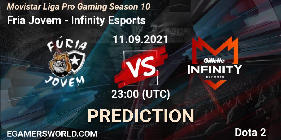 Fúria Jovem contre Infinity Esports : prédiction de match. 11.09.2021 at 23:00. Dota 2, Movistar Liga Pro Gaming Season 10