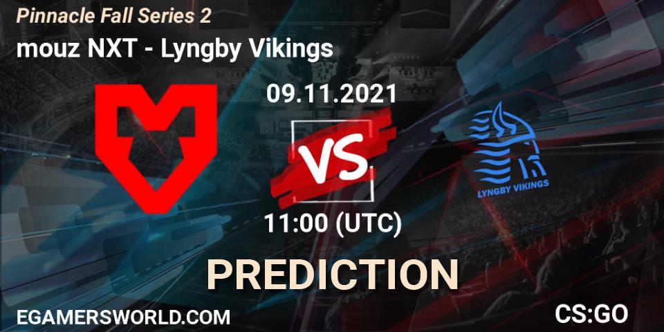 mouz NXT contre Lyngby Vikings : prédiction de match. 09.11.21. CS2 (CS:GO), Pinnacle Fall Series #2