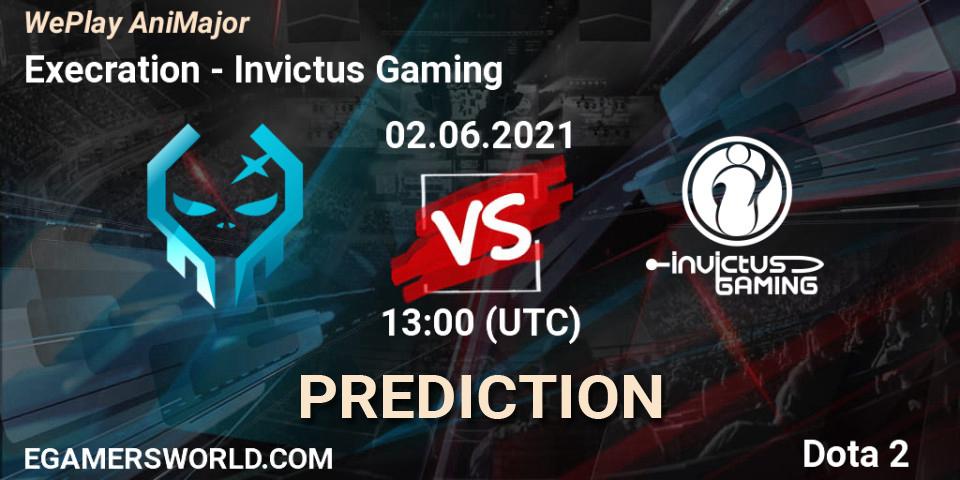 Execration contre Invictus Gaming : prédiction de match. 02.06.2021 at 14:01. Dota 2, WePlay AniMajor 2021