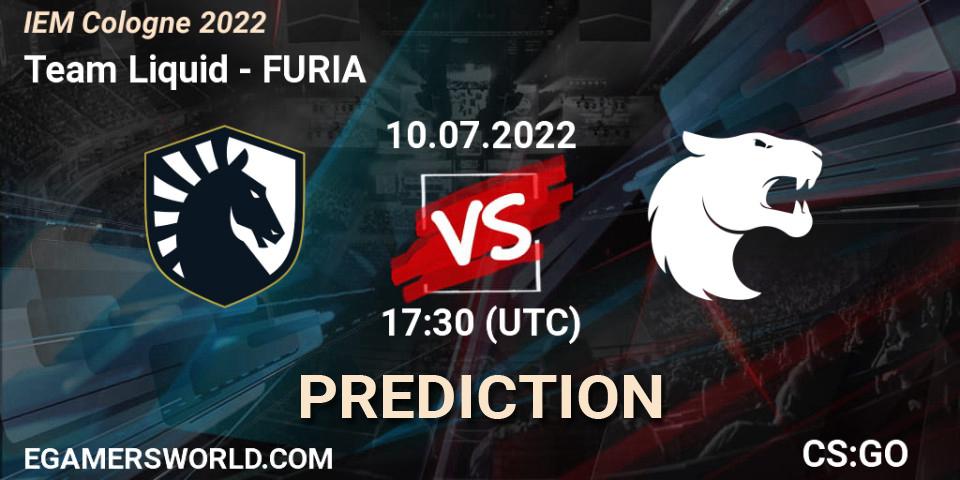 Team Liquid contre FURIA : prédiction de match. 10.07.22. CS2 (CS:GO), IEM Cologne 2022