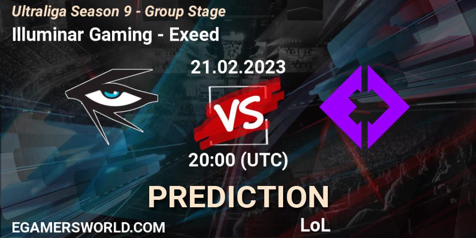 Illuminar Gaming contre Exeed : prédiction de match. 22.02.23. LoL, Ultraliga Season 9 - Group Stage