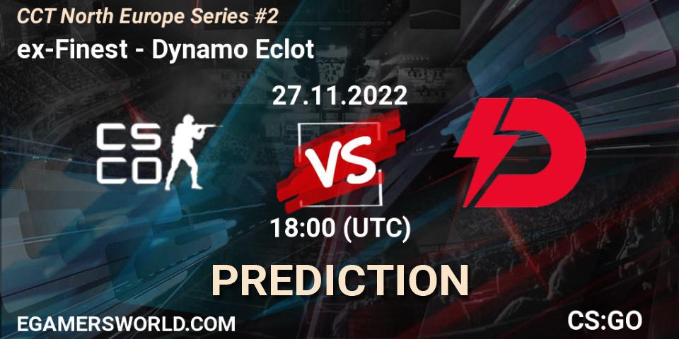 ex-Finest contre Dynamo Eclot : prédiction de match. 27.11.22. CS2 (CS:GO), CCT North Europe Series #2