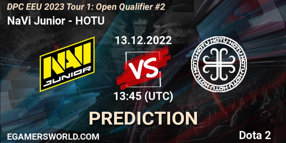 NaVi Junior contre HOTU : prédiction de match. 13.12.2022 at 13:45. Dota 2, DPC EEU 2023 Tour 1: Open Qualifier #2