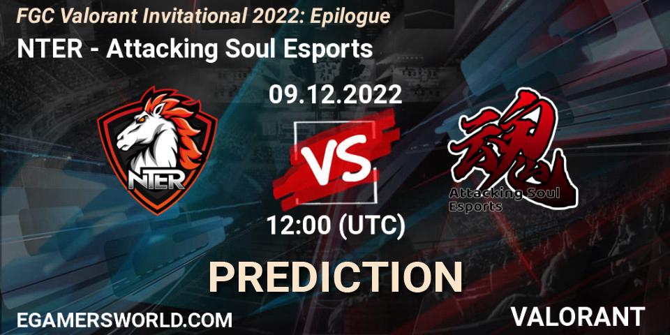 NTER contre Attacking Soul Esports : prédiction de match. 09.12.22. VALORANT, FGC Valorant Invitational 2022: Epilogue