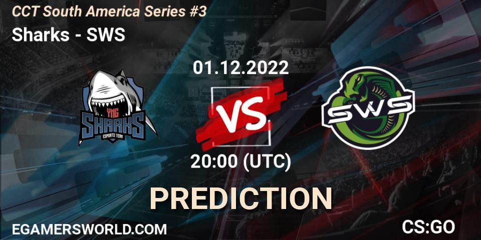 Sharks contre SWS : prédiction de match. 01.12.22. CS2 (CS:GO), CCT South America Series #3