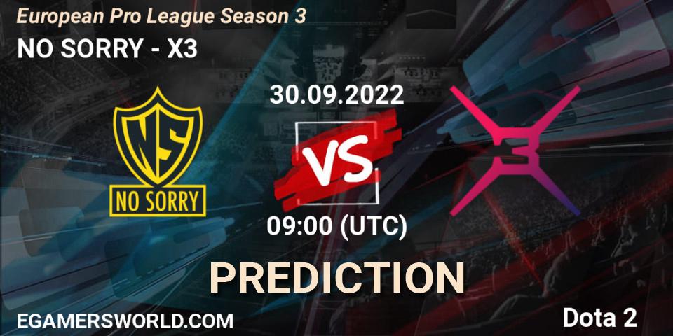 Team Unique contre X3 : prédiction de match. 30.09.22. Dota 2, European Pro League Season 3 