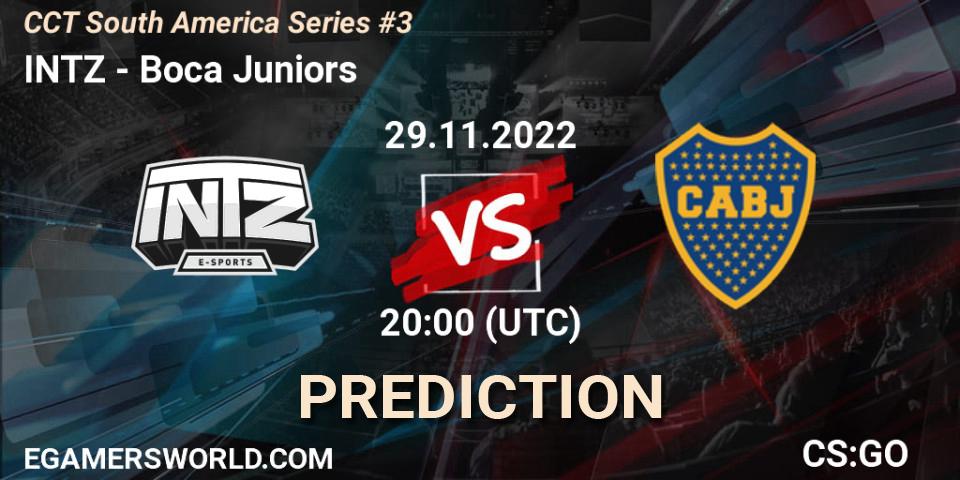 INTZ contre Boca Juniors : prédiction de match. 29.11.22. CS2 (CS:GO), CCT South America Series #3