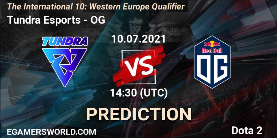 Tundra Esports contre OG : prédiction de match. 10.07.2021 at 15:00. Dota 2, The International 10: Western Europe Qualifier