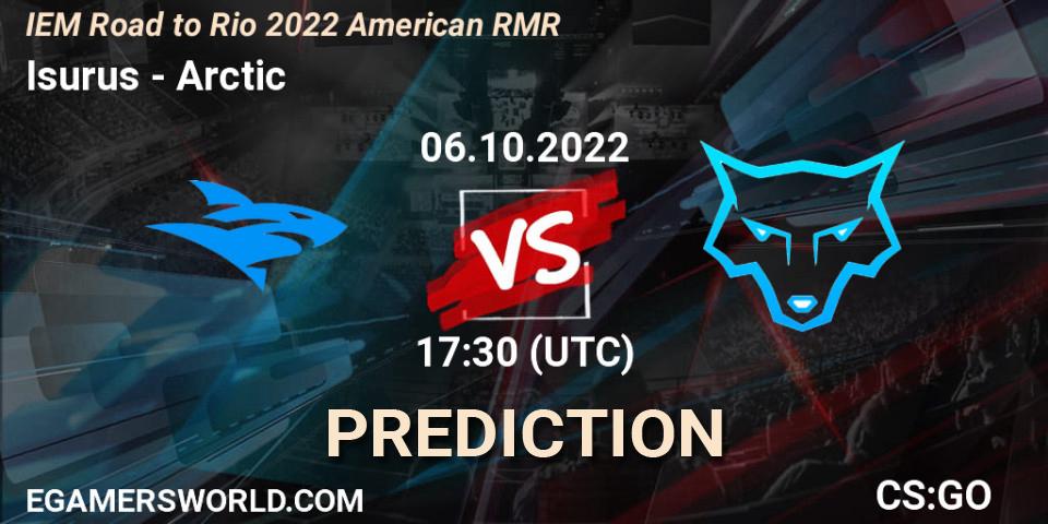 Isurus contre Arctic : prédiction de match. 06.10.22. CS2 (CS:GO), IEM Road to Rio 2022 American RMR