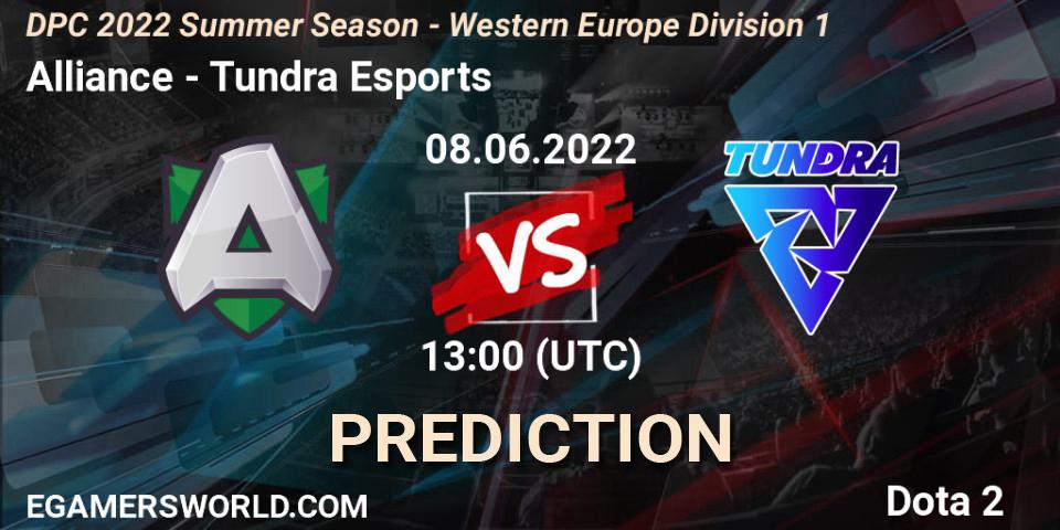 Alliance contre Tundra Esports : prédiction de match. 08.06.2022 at 12:55. Dota 2, DPC WEU 2021/2022 Tour 3: Division I