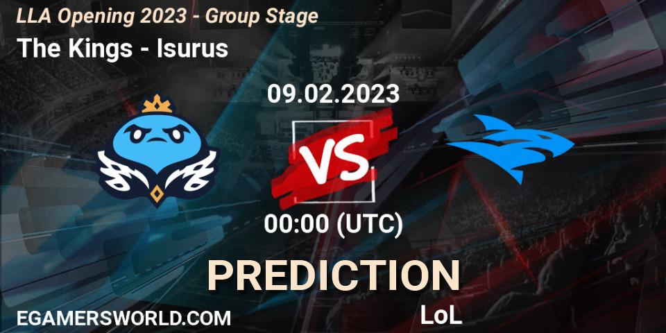 The Kings contre Isurus : prédiction de match. 09.02.23. LoL, LLA Opening 2023 - Group Stage